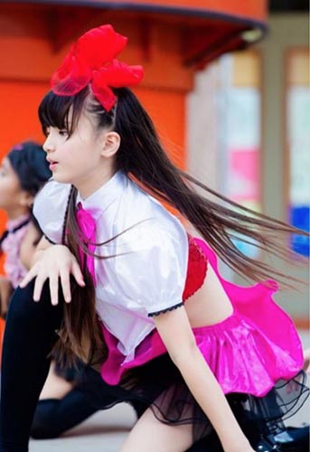 日本小学生女团成员11岁仲村星虹