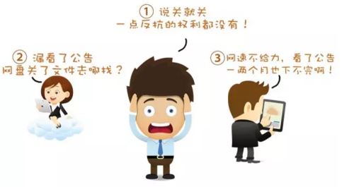 网盘说关就关