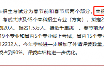 中传、北电、山艺2022年艺考报名人数大曝光，报录比高达65:1