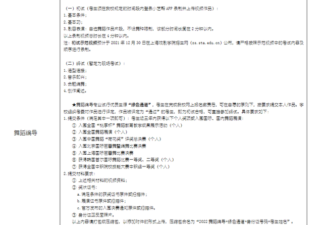 2022年舞蹈艺考生考试内容都有哪些?各院校考试要求汇总! 2022年舞蹈艺考生考试内容都有哪些?各院校考试要求汇总!
